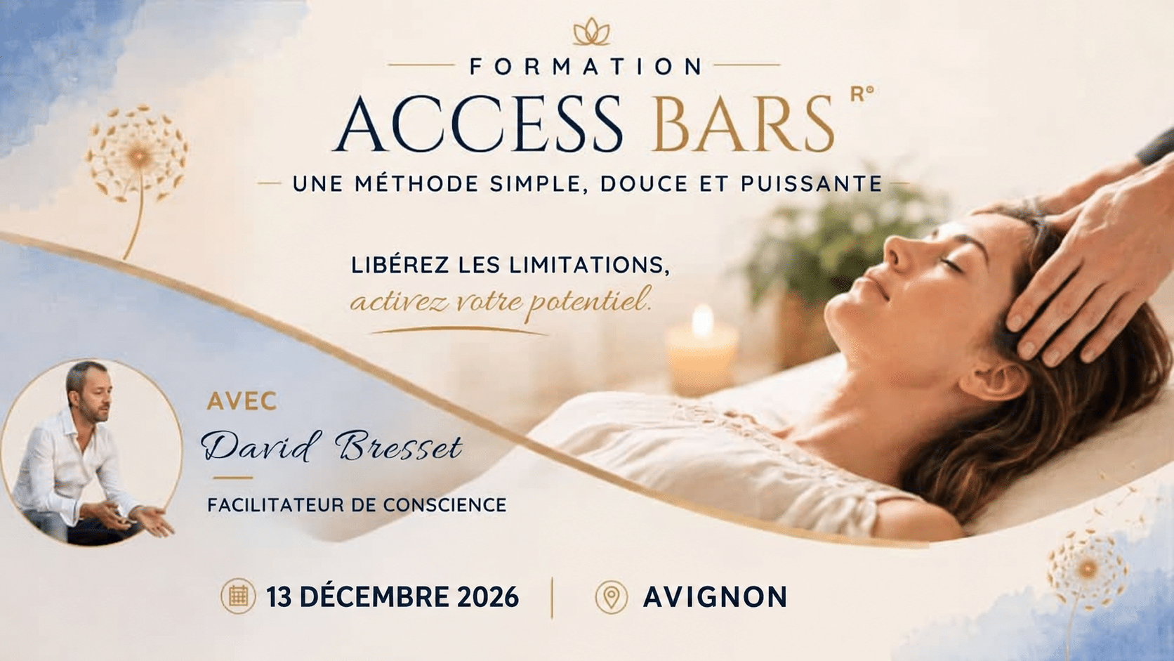 Formation Access Bars à Avignon — 13 décembre 2026 avec David Bresset